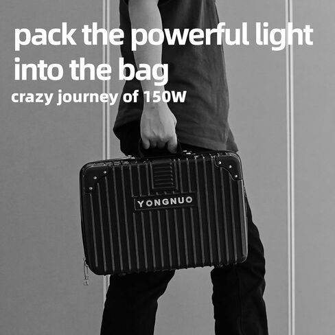 YONGNUO YN150 150W LED مجموعة إضاءة الفيديو COB التصوير الفوتوغرافي الإضاءة المستمرة 2700-6500K درجة حرارة اللون RA95 12 تأثيرات الإضاءة APP 2.4G جهاز التحكم عن بعد اللاسلكي مع حلقة محول Bowens المعدنية in Kuwait