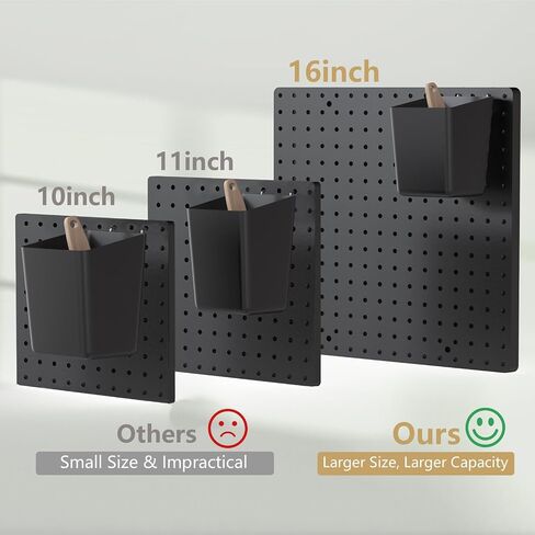 Pegboard Galvanized Steel, Pegboard Wall Organizer with Drilling and No Drilling Installation Ways. Peg Board 4PCS,Metal Pegboard, Peg Boards for Walls, White Pegboard for Garage,Craft Room,Workshop. in Saudi Arabia