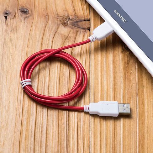 سلك شاحن لجهاز Fuhu Nabi 2 II Nabi2-NV7A Nabi2-NVA للأطفال اللوحي 8 جيجابايت، USB إلى برميل DC، 6 أقدام، مجموعة من 2 in Saudi Arabia