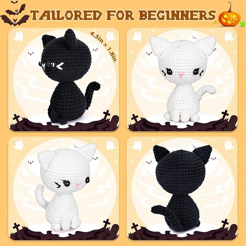 Crochet Kit for Beginners,Beginner Crochet Starter Kit with Step-by-Step Video Tutorials,Learn to Crochet Kits for Adults Kids,DIY Knitting Supplies,Hedgehogs 3pack(40%+ Yarn) in Kuwait