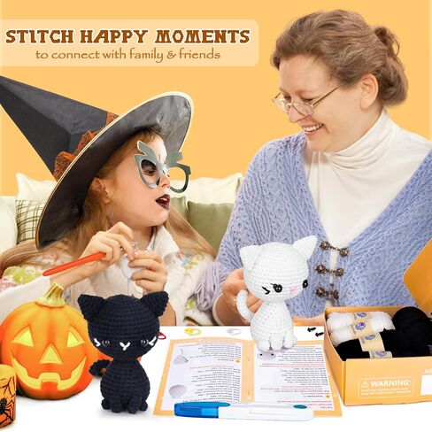 Crochet Kit for Beginners,Beginner Crochet Starter Kit with Step-by-Step Video Tutorials,Learn to Crochet Kits for Adults Kids,DIY Knitting Supplies,Hedgehogs 3pack(40%+ Yarn) in Kuwait