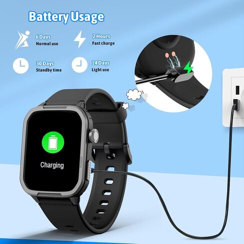 شاحن ساعة ذكية للأطفال، سلك كابل شحن مغناطيسي USB H79/H96 ساعة أطفال in Saudi Arabia