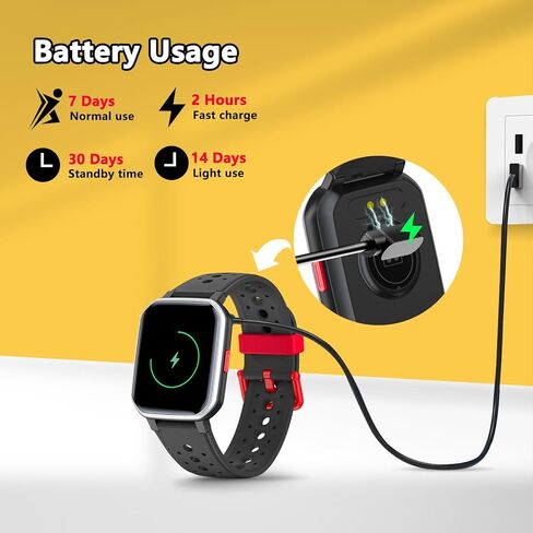 شاحن ساعة ذكية للأطفال، سلك كابل شحن مغناطيسي USB H79/H96 ساعة أطفال in Saudi Arabia