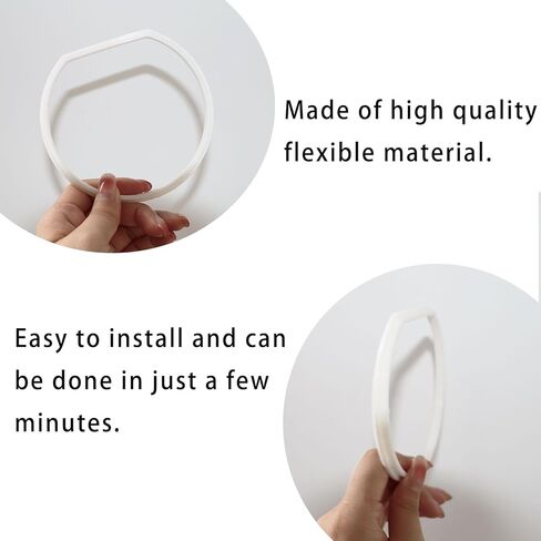 حشية بديلة من PIAOLGYI لمكنسة Ryobi ONE+ 18 فولت، حشية ختم طبلة صندوق الغبار متوافقة مع Ryobi Stick Vacs، أسود (عبوتان) in Saudi Arabia