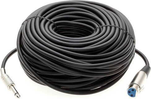 InstallerParts 10Ft 1/4" Mono Male to XLR Female Microphone Cable- Compatible with Amplifiers, Instruments, and more! in Saudi Arabia
