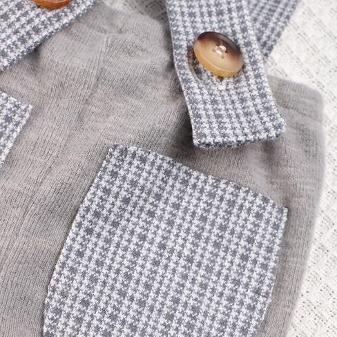 Ylsteed Newborn Boy Photoshoot Outfits 2Pcs Newborn Photography Outfits Girl Baby Photography Props Newborn Gentleman Suit Photography Outfits Boy Suspender Pants with Beret 0-3 months (Light Grey) in Saudi Arabia