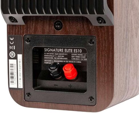 Polk Signature Elite ES10 Surround Loudspeaker - Hi-Res Audio Certified, Dolby Atmos & DTS:X Compatible, 1" Tweeter & 4" Woofer, Power Port Technology for Effortless Bass (Pair, Elegant White-Washed) in Saudi Arabia
