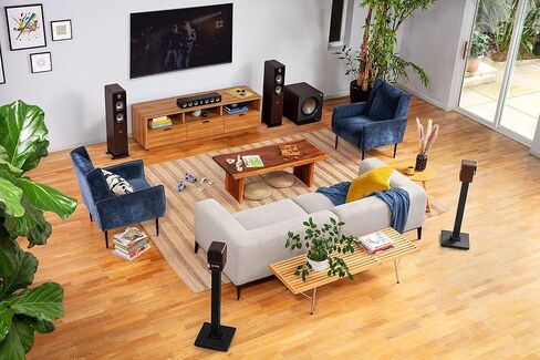 Polk Signature Elite ES10 Surround Loudspeaker - Hi-Res Audio Certified, Dolby Atmos & DTS:X Compatible, 1" Tweeter & 4" Woofer, Power Port Technology for Effortless Bass (Pair, Elegant White-Washed) in Saudi Arabia