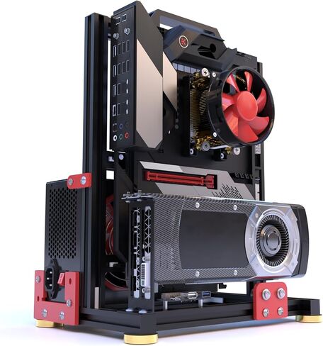 DIY Aluminium Pc Open Case Computer Chassis Test Bench Support Water Cooling Support Server chassis Support Itx Matx Atx Eatx (3.ATX) in Saudi Arabia