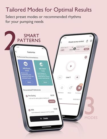 Momcozy Mobile Flow Breast Pump, App Controlled with Multi-Modes, Hands-Free & Wearable M9 Breast Pump, Stand up Directly with Breastmilk Storage, 1 Count, Pink in Saudi Arabia
