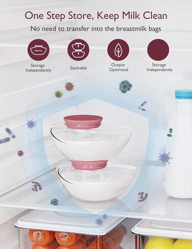 Momcozy Mobile Flow Breast Pump, App Controlled with Multi-Modes, Hands-Free & Wearable M9 Breast Pump, Stand up Directly with Breastmilk Storage, 1 Count, Pink in Saudi Arabia