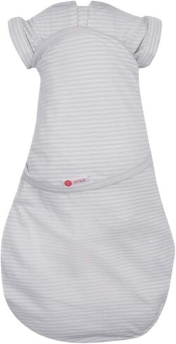 2-Way Transition Swaddle, 12-18 lbs, Arms & Legs In Or Out, Warm Up & Cool Down 100% Cotton, 3-6 Months in Saudi Arabia