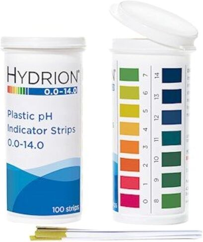 pHydrion 9200 Plastic pH Indicator Strips, 0.0 to 6.0, flip top Vial Packaging in Saudi Arabia