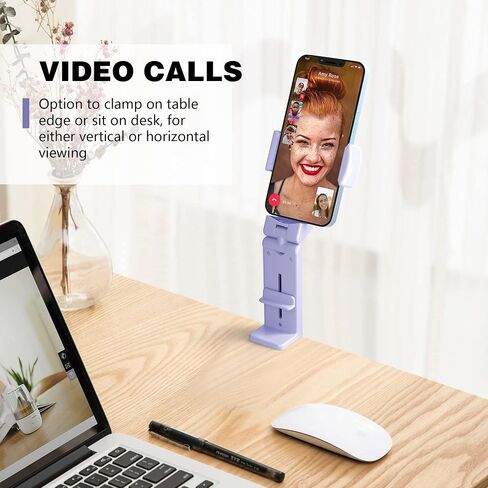 Perilogics Airplane Phone Holder Mount, Plane Travel Essentials (White) | Universal in Flight Phone Stand, Hands Free, Dual 360° Rotatio, Must Haves Airplane Travel Accessory in Saudi Arabia