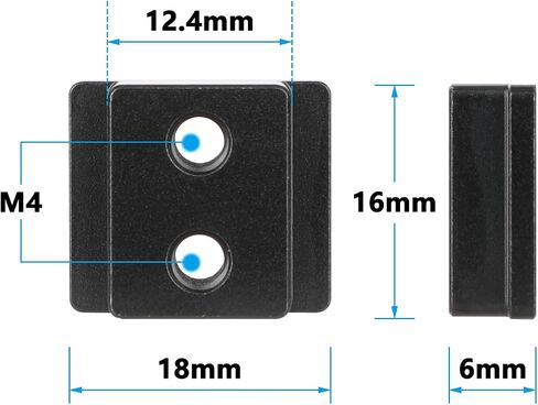 CAMVATE Replacement Cold Shoe Mount Adapter for Camera Cage (2-Pack) - 3535 in Saudi Arabia