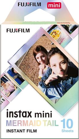 فيلم Fujifilm Instax Mini Confetti Instant Film + فيلم Macaron + Mermaid - 10 ورقات في كل عبوة in Saudi Arabia