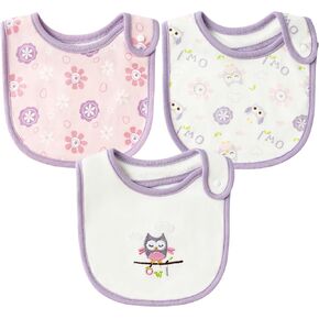 مرايل أطفال من القطن للجنسين من 2ooya - مرايل طعام لحديثي الولادة بنمط قوس قزح، مرايل تغذية للرضع مع أزرار من الراتنج، مجموعة مريلة قابلة للامتصاص للأطفال الصغار، دعائم صور هدية للأطفال الصغار (6-12 شهرًا) in Kuwait