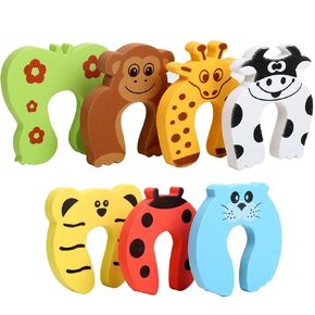 HNYYZL Enlarged Door Finger Pinch Guard, Cartoon Soft Foam Cushion Door Safety for Kids,Door Stopper, Door Slam Stopper,Prevent Finger Pinch Injuries,Child or Pet from Getting Locked in Room