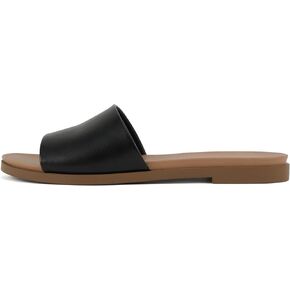 Soda “Board" ~ Women Open Round Toe Single Band Slide Sandal