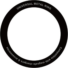 Universal Metal Ring Sticker for Magnetic Charger Compatible with iPhone/Samsung/Android/Kindle
