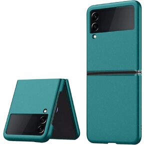 حافظة Bastmei لهاتف Samsung Galaxy Z Flip 3، حافظة حماية صلبة للغاية وخفيفة الوزن للغاية لحماية الكاميرا من البولي كربونات لهاتف Samsung Galaxy Z Flip 3 5G(2021) (أخضر حصى)