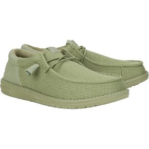 Hey Dude Men Wally Funk Mono Slip-On Casual Shoes Olive 15 Medium