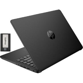 HP Stream 14" HD BrightView Laptop, Intel Celeron N4120, 16GB RAM, 416GB Storage (128GB eMMC + 288GB Docking Station Set), Intel UHD Graphics, 720p Camera, Wi-Fi, 1 Year Office 365, Win 11 S, Silver