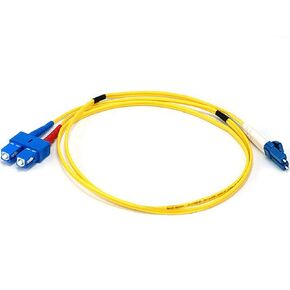 Monoprice Fiber Optic Cable, LC/SC, Single Mode, Duplex - 3 meter (9/125 Type) - Yellow