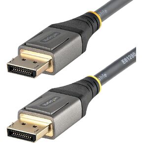 StarTech.com 1ft (30cm) DisplayPort 1.4 Cable, 8K 60Hz HDR10, 4K 120Hz UHD Video, DP 1.4 Cable/Cord