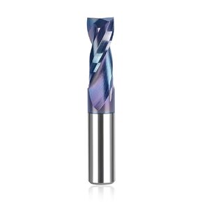 SpeTool Upcut Spiral Flush Trim Router Bit, 1/2 Inch Shank 1-1/4 Inch Cutting Length, TAC Coated CNC Router Bits, Solid Carbide End Mill for Woodwork Template