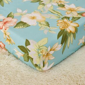 Brandream Vintage Floral Fitted Crib Sheets Girl Shabby Rose Farmhouse Nursery Bed Sheet Toddler Mattress Sheets Boho Blush Pink Peach,100% Soft Cotton