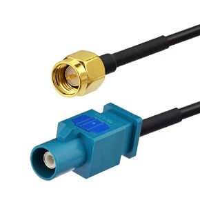 Fakra to SMA Adapter Fakra Z Extension Cable Fakra Male to SMA Male Adapter Converter Cable 30cm Car GPS Antenna