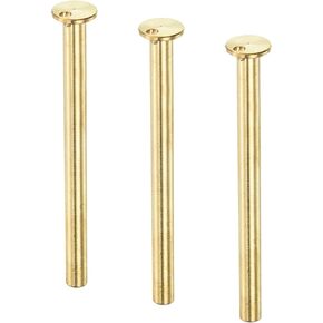 M METERXITY 3 Pack Golf Brass Tip Weight - Carbon Wood Iron Steel Shafts Plug Weight Tip Accessories, Light & Portable, Apply to Golf Club (12.7x8.5-mm, Copper)