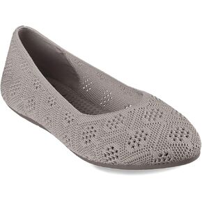 حذاء باليه مسطح للسيدات من Skechers Cleo 2.0-Knitty Witty