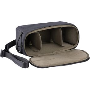 PGYTECH Medium Camera Insert Bag, Waterproof Lens Pouch for Photographers and Traveler, Lightweight DSLR/SLR Lens Carring Case with Thicken Partition for Canon/Nikon/Sony/Mirrorless Cameras