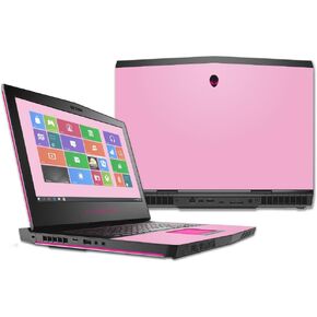 MightySkins Skin Compatible with Alienware 17 (2016) wrap Cover Sticker Skins Solid Pink