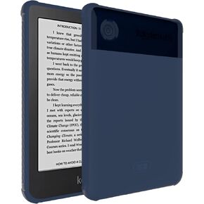 TUDIA SKN Designed for Kobo Clara 2E Case (6") Cover - [NOT FIT Colour/BW 2024 Version] Shockproof Slim Anti-Yellowing [Reinforced Corners] Clear Back Lightweight TPU Bumper - Clear Glitter