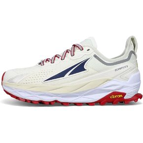 Altra Women's Olympus 5 Running Shoe, White/Lt Blue, 5.5