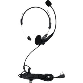 Retevis EHK013 Two Way Radio Headset with Mic,Overhead Walkie Talkie Headset,for Retevis RT22 RT68 H-777 RT22S Compatible with Baofeng UV-5R BF-F8HP Walkie-talkie,Overhead 2 Way Radio Headset(1 Pack)