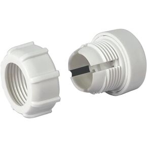 Kado 1/4" Screw Thread to 17mm Ball Head Bracket Connector White, Adapter Universal for Tripod Portable Monitor, Tablet, Phone, Camera Mounting Accessories, Motocycle Action Camera, GPS, Webcam