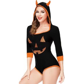 CutiePlusU Cotton Button Crotch Bodysuit Romper Onesie Pajamas - Little devil onesie