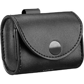 Geekria Belt Case Cover Compatible with APPL AirPods Pro Earbuds, Belt Holster Earphones Skin Cover, Belt Clip Protective Carrying Pouch with Charging Port Accessible (Black)