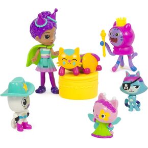 Gabby's Dollhouse, Party Room Playset with Exclusive Toy Figures, Dollhouse Furniture, Accessories & Fidget Play, Kids Toys for Girls and Boys Ages 3+