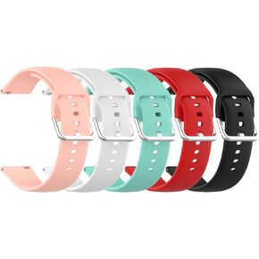 Watch Band Compatible with Garmin Venu 2 Plus/vivomove Trend/Venu/Venu SQ/Vivomove Sport/Approach S42 S40 S12/Forerunner 158/55/245, Wristband Strap Replacement Bracelet for Garmin Venu 2 Plus