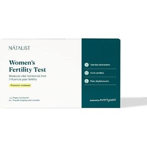 Natalist Women's Fertility Test - at-Home Test Kit by Everlywell Measures Key Hormones - Physician-Reviewed Digital Results Within Days - Ages 18+
