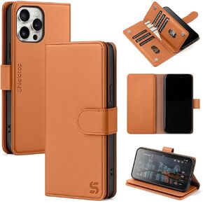 Compatible with iPhone 13 Pro Max Wallet Case with Card Holder,Women Men RFID Blocking PU Leather Folio Flip TPU Protective Cover Credit Card Slots,Phone Case for Apple 13 Pro Max,Wine Red in Kuwait