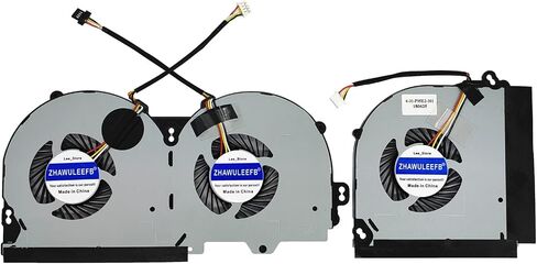 استبدال جديد وحدة المعالجة المركزية + GPU مروحة التبريد ل Clevo P950 P950HR P950ER T97 T96E P95E2 180625 T800 BS500HS-U3D DC5V 0.50A 4-أسلاك in Saudi Arabia