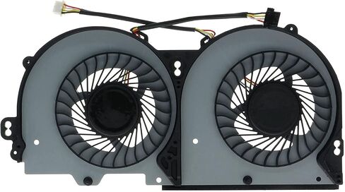 استبدال جديد وحدة المعالجة المركزية + GPU مروحة التبريد ل Clevo P950 P950HR P950ER T97 T96E P95E2 180625 T800 BS500HS-U3D DC5V 0.50A 4-أسلاك in Saudi Arabia