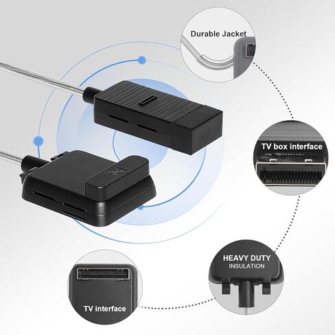 BN39-02470A كابل توصيل واحد غير مرئي بطول 16 قدمًا لتلفزيون Samsung Frame إلى صندوق توصيل واحد، متوافق مع تلفزيون Samsung QLED 4K/8K Frame الذكي (موديلات 2019-2022) in Kuwait