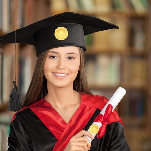 Anwyll Envelope Seals Stickers,Gold Embossed Wax Seal Sticker Looking,300Pcs Wedding Envelope Stickers,Self-Adhesive Gold Foil Stamps Plant floral Sticker for Invitation Card Bridal Shower Party Favor in Kuwait